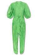 Stella McCartney Chain Printed V-Neck Jumpsuit