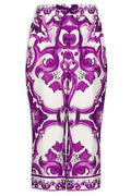Dolce & Gabbana Majolica-Printed Wide-Leg Culottes