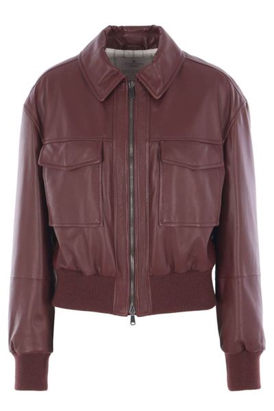 Brunello Cucinelli Monili Detail Bomber Jacket