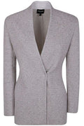 Giorgio Armani V-Neck Long-Sleeved Blazer