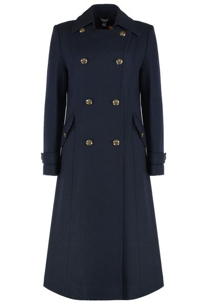 Lauren Ralph Lauren Double-Breasted Wool Coat