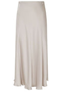 Herno Satin Flared Midi Skirt