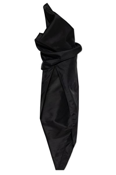 Rick Owens Draped Asymmetrical Skirt