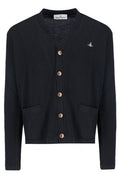 Vivienne Westwood Orb Embroidered Buttoned Cardigan