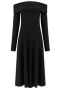 Alberta Ferretti Off The Shoulder Evening Dress