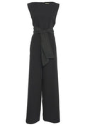 Herno Sleeveless Pussy-Bow Jumpsuit