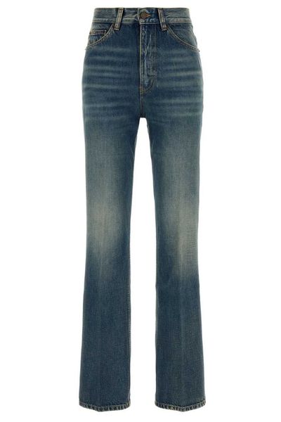 Saint Laurent Clyde Straight Leg Jeans