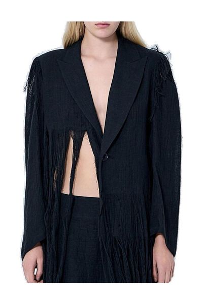 Yohji Yamamoto Single-Breasted Blazer