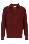 Ferragamo Ribbed Polo Knitted Sweater