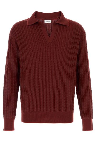 Ferragamo Ribbed Polo Knitted Sweater