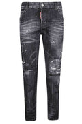 Dsquared2 Low-Rise Distressed Cropped Jeans