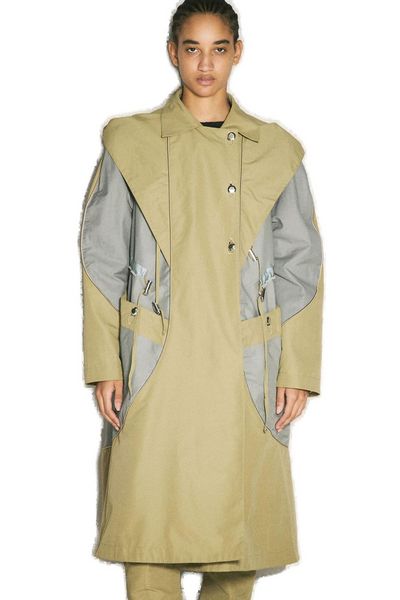 Kiko Kostadinov Colour-Block Double-Breasted Coat