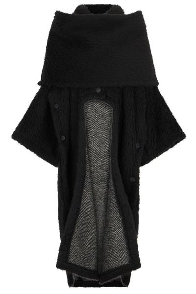 Batakovic Draped Wide-Sleeve Coat
