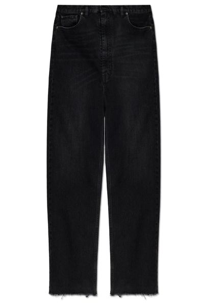 Maison Margiela Frayed Edge Wide-Leg Jeans