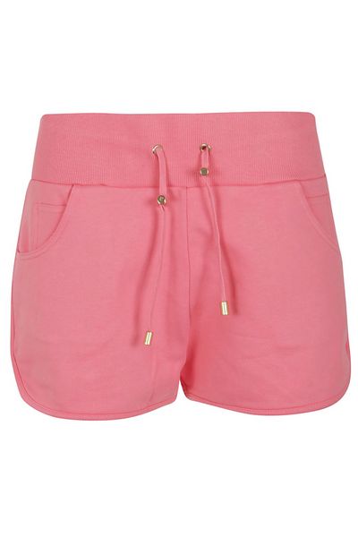 Balmain Logo Printed Low-Waisted Drawstring Shorts