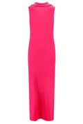 Versace Cowl-Back Sleeveless Maxi Dress