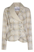 Vivienne Westwood Check Peplum Blazer