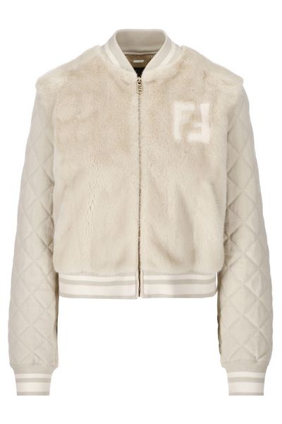 Fendi Diamond Quilted Bomber Jacket