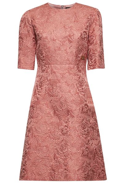 Dolce & Gabbana Floral Jacquard Midi Dress