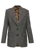 Dolce & Gabbana Single-Vent Tweed Blazer