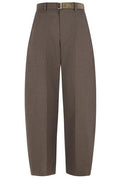 Sacai Belted Pleated Trousers