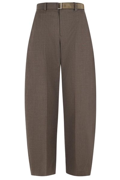 Sacai Belted Pleated Trousers