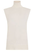 Totême High Collar Sleeveless Knitted Top