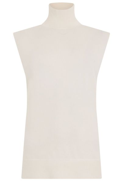 Totême High Collar Sleeveless Knitted Top