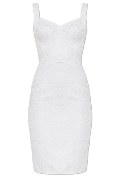 Dolce & Gabbana Corsetry Brocade Dress