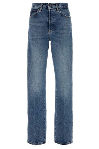 Frame High Waist Straight Leg Jeans