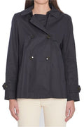 Herno Double Breasted Hooded Jacket