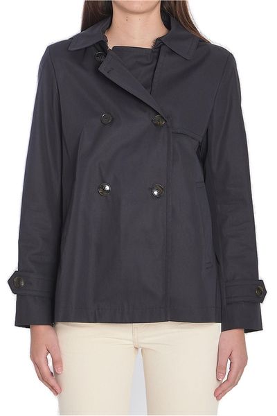 Herno Double Breasted Hooded Jacket