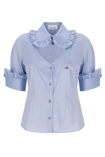 Vivienne Westwood Ruffle Detailed Short-Sleeved Shirt