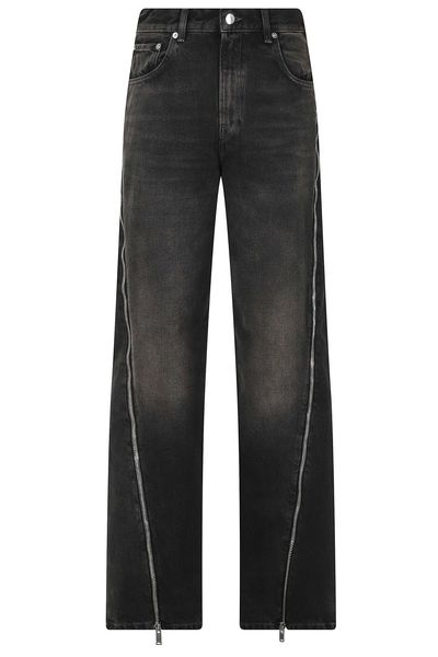 Haikure Bonnie Zip Wide-Leg Jeans