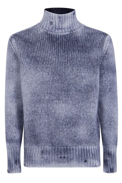 Avant Toi Distressed-Detail Knitted Jumper