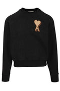 AMI Paris Logo Detailed Crewneck Sweatshirt