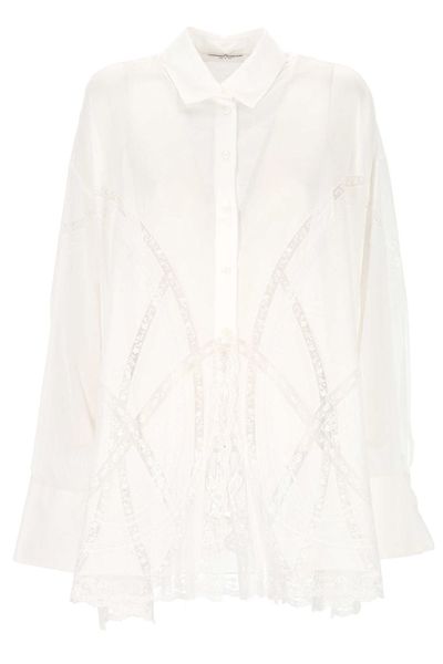 Ermanno Scervino Button-Up Long-Sleeved Shirt