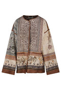 INTO THE EAST Double-Face Printed Coat