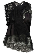 Junya Watanabe X Peach John V-Neck Lace Blouse