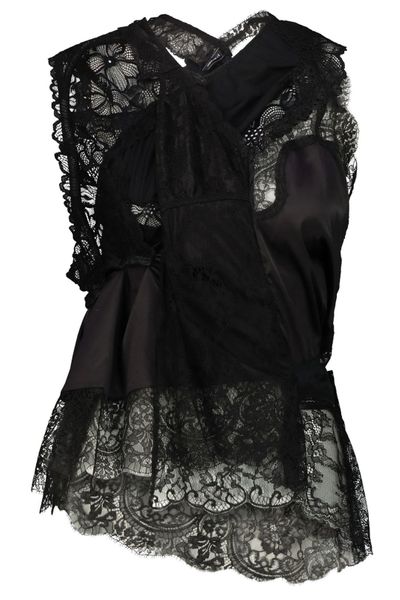 Junya Watanabe X Peach John V-Neck Lace Blouse