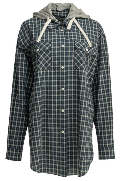 Miu Miu Casual Hooded Shirt