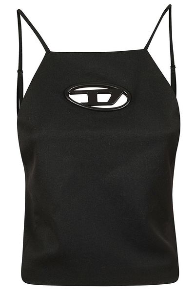 Diesel T-Wilit Logo Plaque Camisole Top