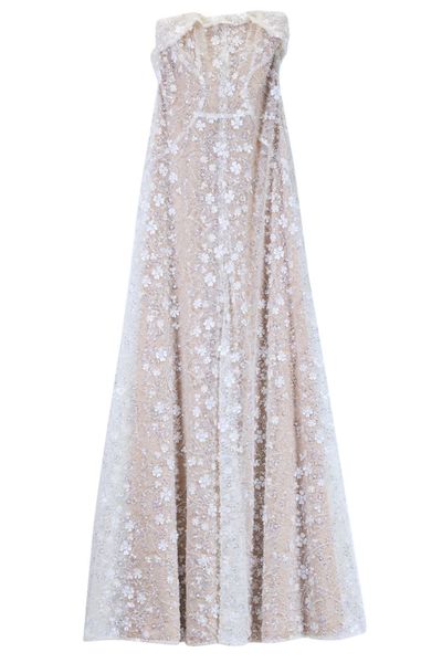 Genny Embroidered Lace Evening Dress
