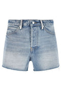 Alexander Wang Embellished Belt-Loop Denim Shorts