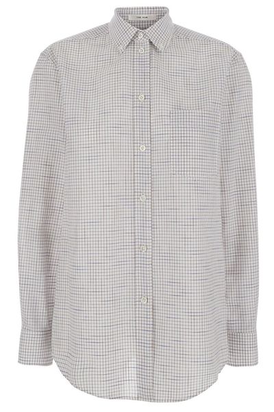 The Row Dalan Checked Button-Up Shirt