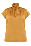 Lemaire Scarf-Detailed Short-Sleeved Top
