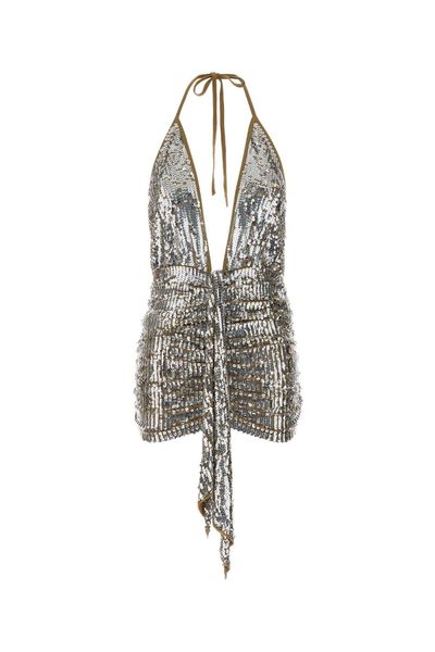 Dsquared2 Sequined Halterneck Mini Dress