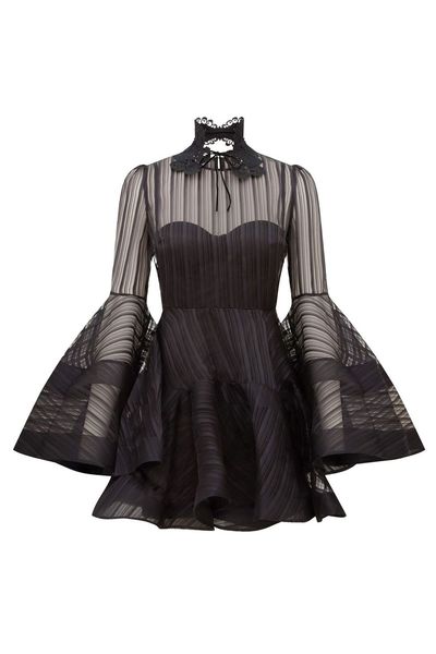 Zimmermann Tiered Organza Mini Dress