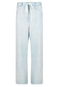 MM6 Maison Margiela Drawstring Wide Leg Jeans