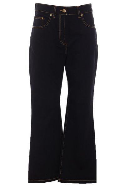 Versace Logo-Patch 5-Pocket Jeans